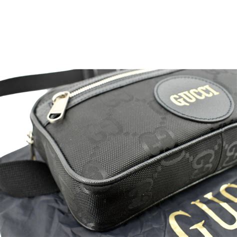 GUCCI Off The Grid GG Nylon Belt Bag Black 631341 